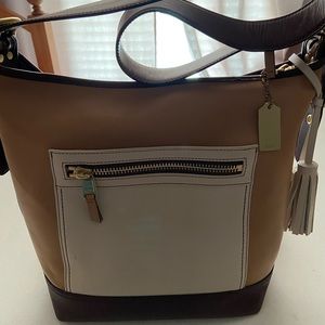 Coach duffle great shape inside very clean